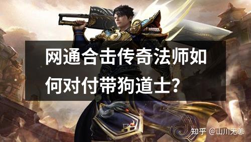 网通合击传奇法师如何对付带狗道士?