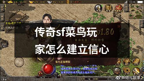 传奇sf菜鸟玩家怎么建立信心