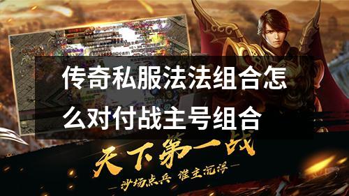 传奇私服法法组合怎么对付战主号组合